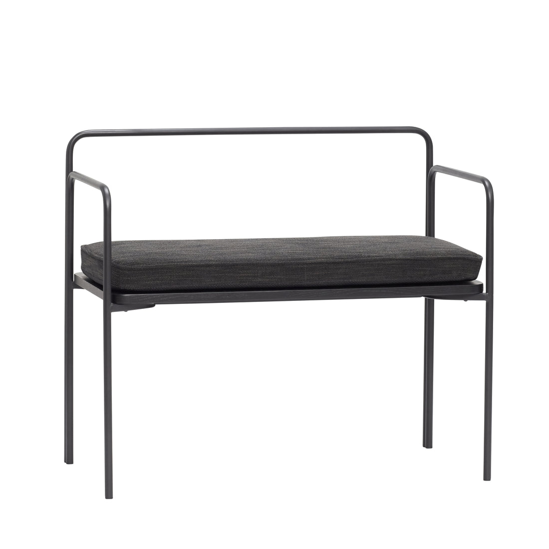 Hübsch Carry Bench Black 71x42H81 CM