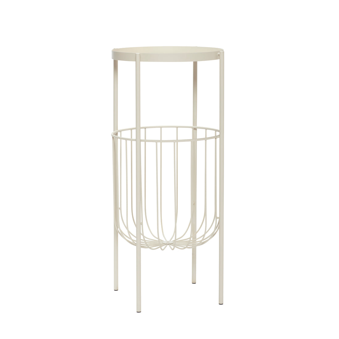 Hübsch Eyrie Console Table Round Light Grey