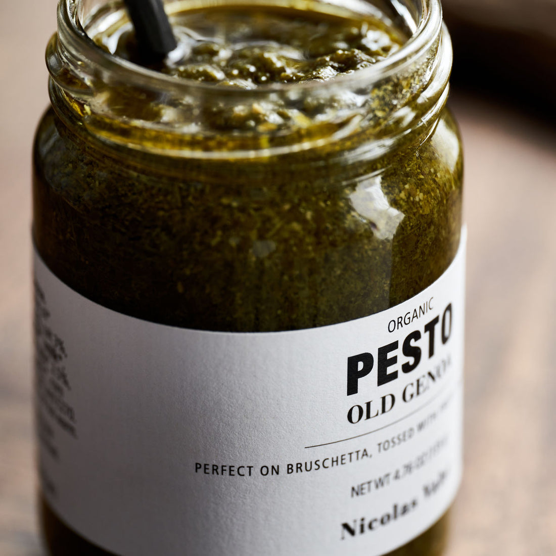 Organisk pesto gammal genua