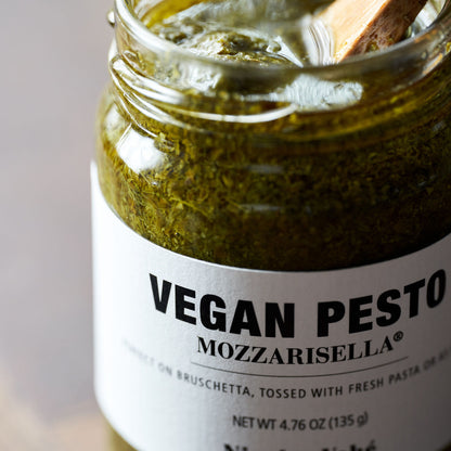 Veganpesto med mozzarisella