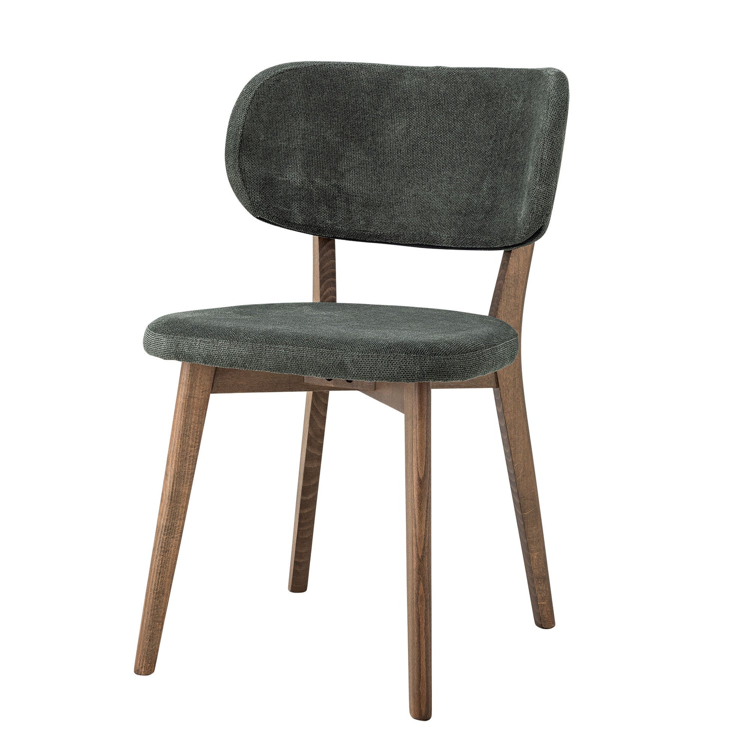 Creative Collection Cally Dining Chair, Green, FSC®Mix, Beech