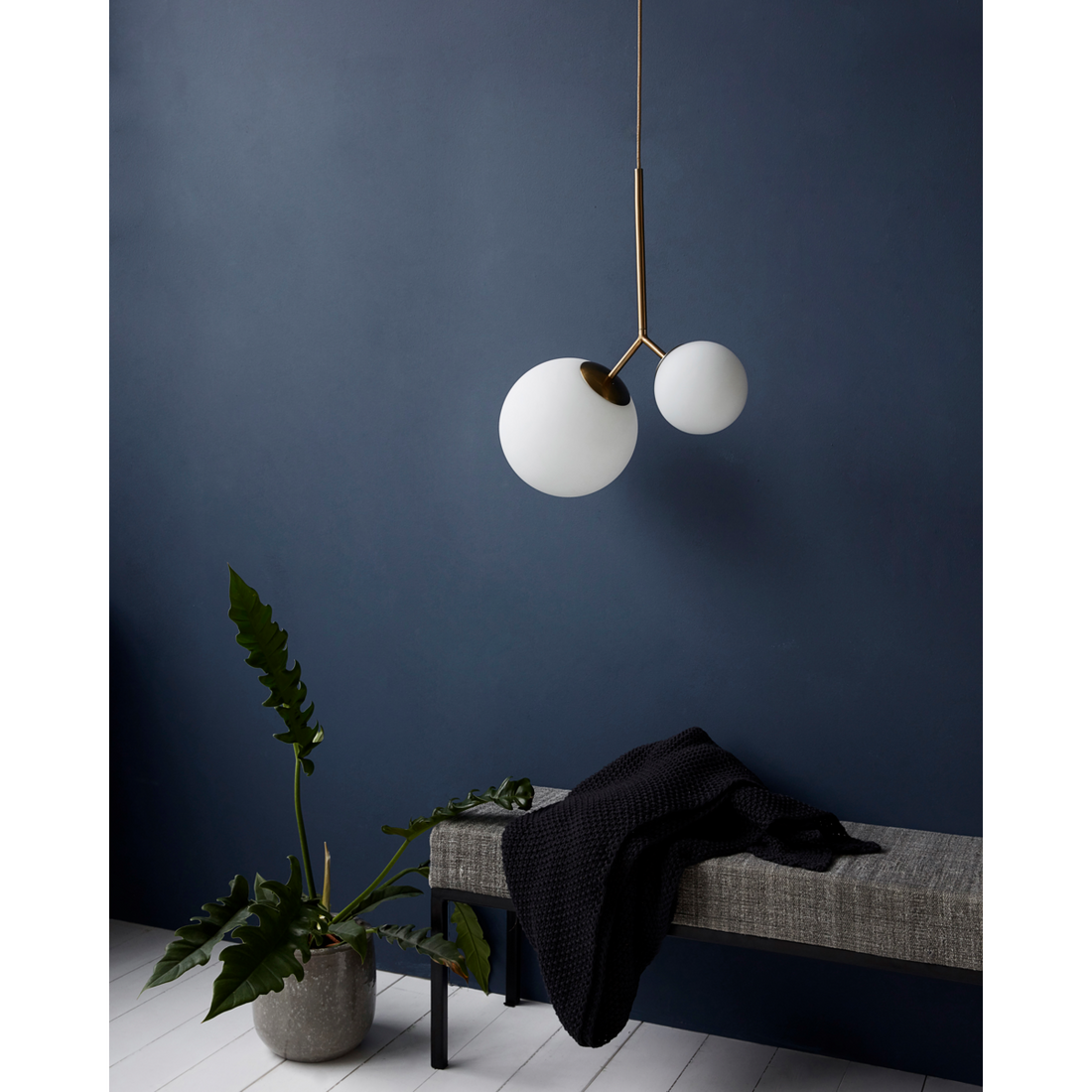 Lampa, hdtwice, vit