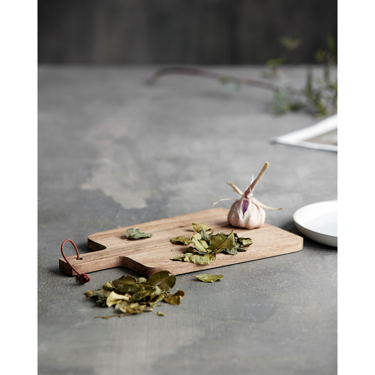 House Doctor - Cutting Board, Walnut, Nature - L: 35 cm, W: 22 cm, H: 1,5 cm