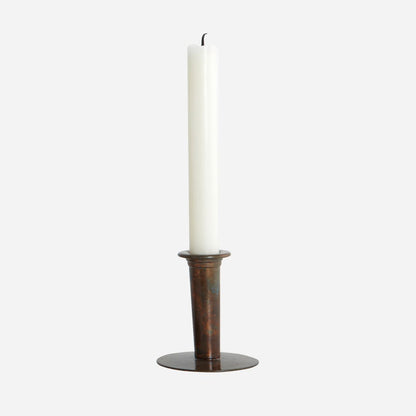 House Doctor - Candlestick, Antique, Antique Copper - H: 9 cm, Dia: 7,5 cm