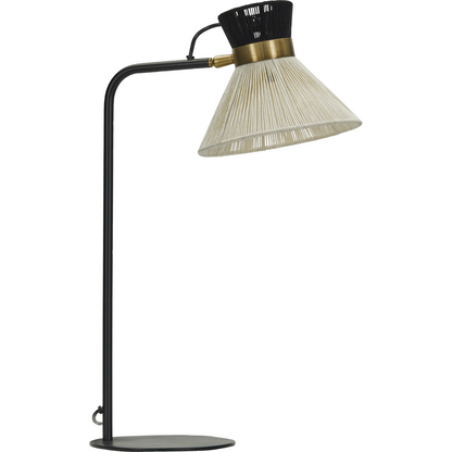 Bordslampa, hdcord, svart