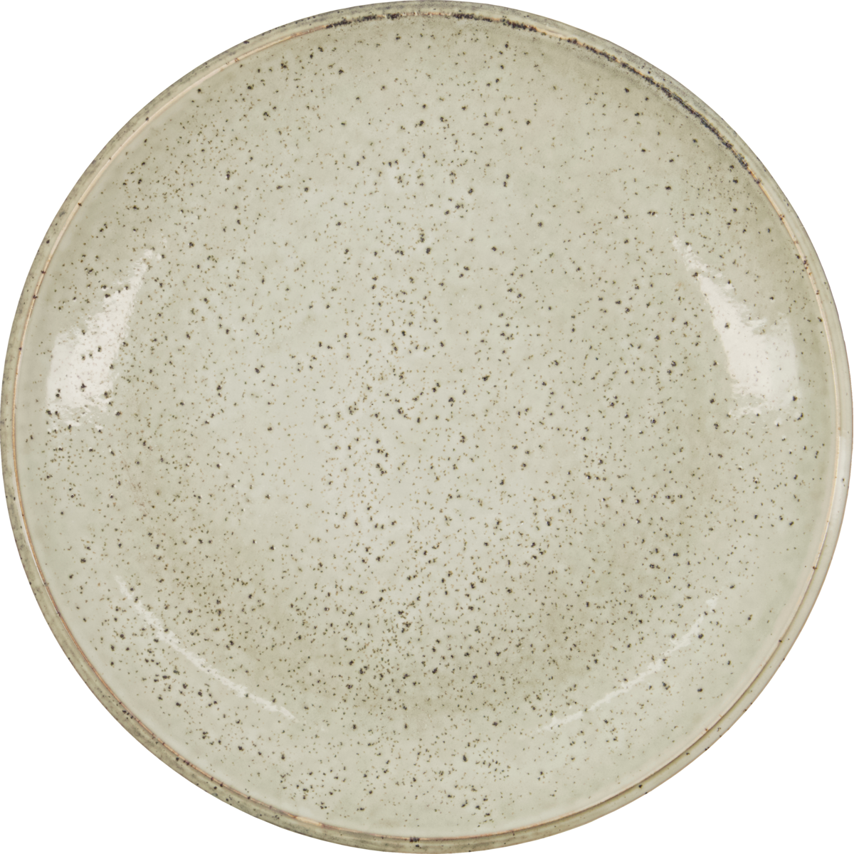 House Doctor - Plate, Lake, Grey - H: 3,5 cm, Dia: 27 cm