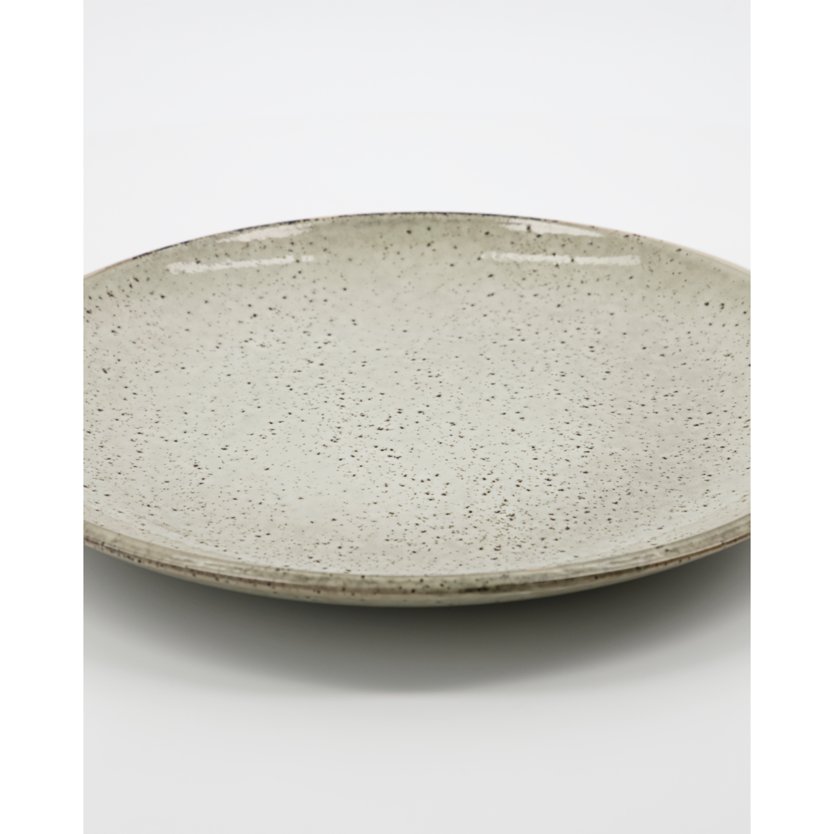 House Doctor - Plate, Lake, Grey - H: 3,5 cm, Dia: 27 cm