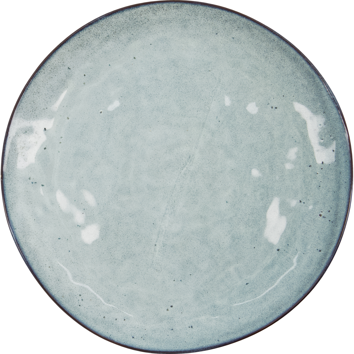 House Doctor - Dinner Plate, Rustic, Grey/Blue - H: 2,5 cm, Dia: 27,5 cm