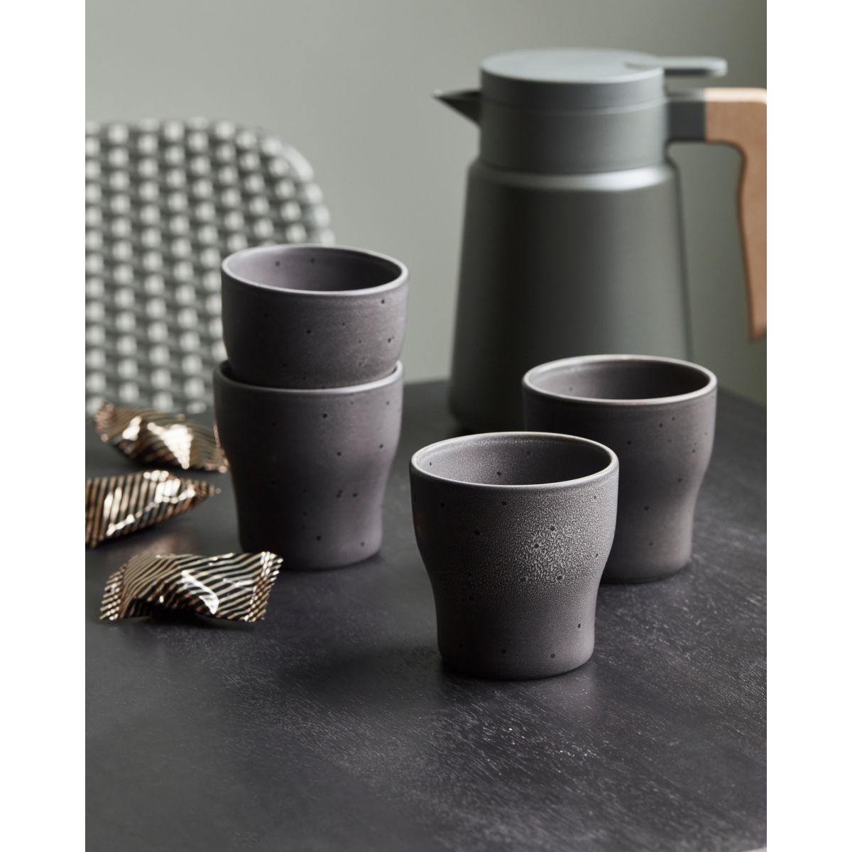 Thermo Mugs, Liss, Dark Grey