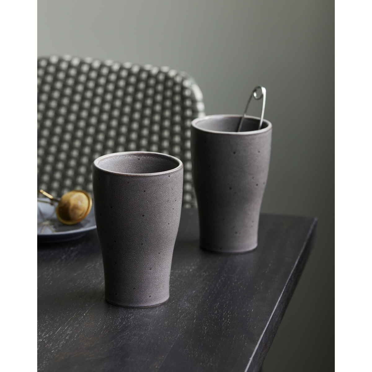 Thermo Mugs, Liss, Dark Grey