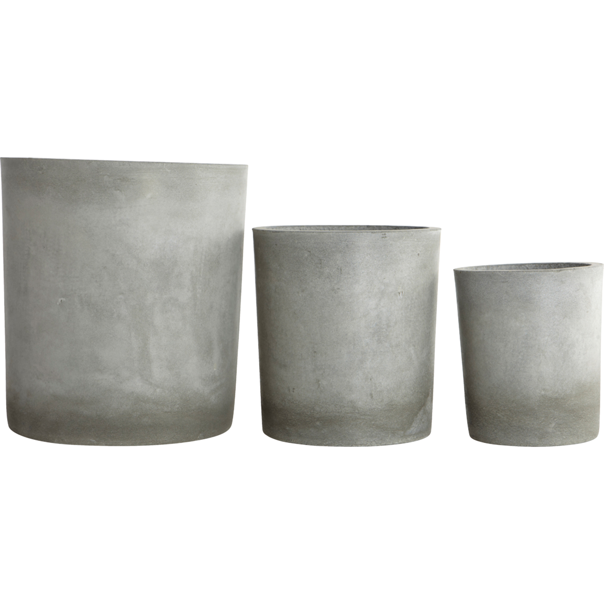 House Doctor Herb Pot, Ave, Light Gray-S :, H: 22 cm, Dia: 18,5 cm, M :, H: 27 cm, dia: 24 cm, L :, H: