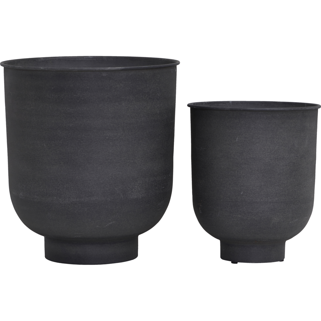 House Doctor Herb Pot, Vig, Gray-S :, H: 35 cm, Dia: 30 cm, L :, H: 45 cm, Dia: 40 cm