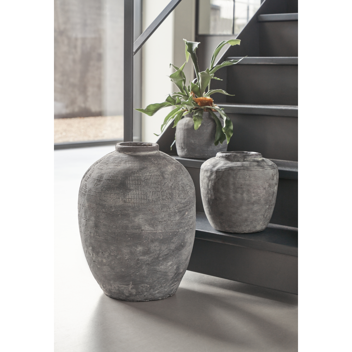 House Doctor - Vase, Rustic, Concrete - H: 47 CM, DIA: 37 CM