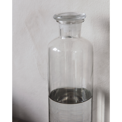 House Doctor Bottle With Lock, Pharma, Clear-H: 32 cm, DIA: 9 CM