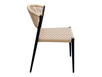 Astrid Braid Chair, Black