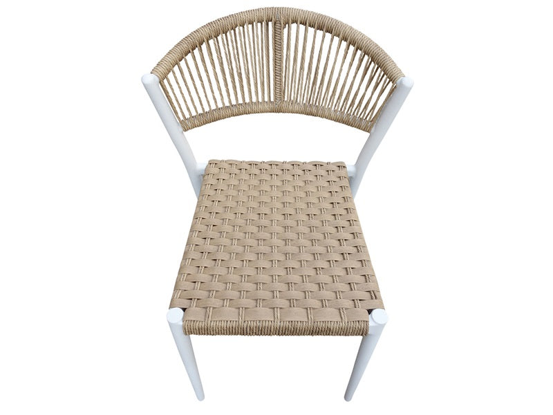 Astrid Braid Chair, White