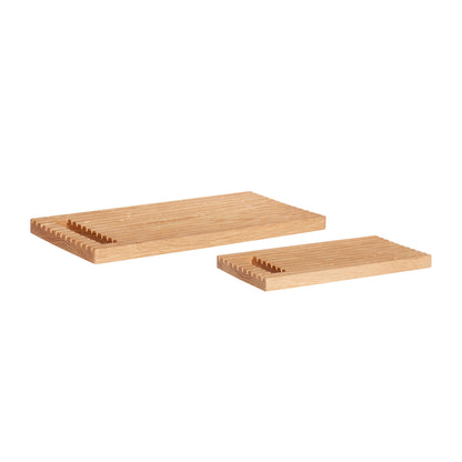 Hübsch Alley Cutting Boards Nature (uppsättning av 2)