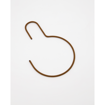 House Doctor - Round Hanger, Wire, Brown - W: 13,5 cm, H: 21,5 cm