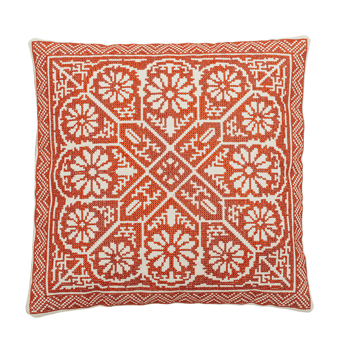 Bloomingville Madita Cushion, Red, Cotton