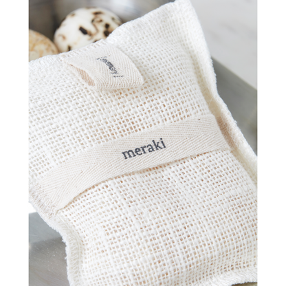 Bath Mitt, Rosemary, Beige