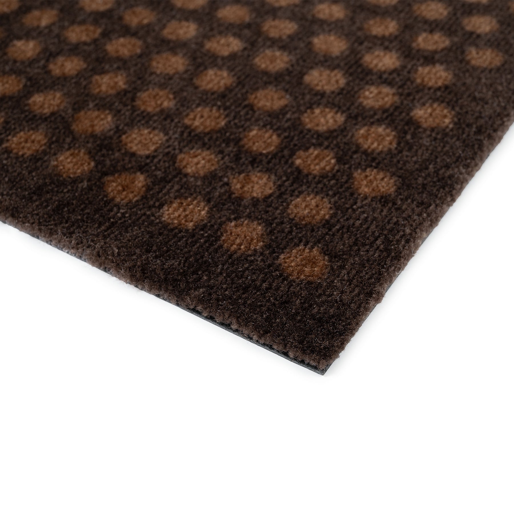 NYHED - TÆPPE/MÅTTE 90 x 130 CM - DOT/COGNAC-DARK BROWN - Tica Copenhagen - DesignGaragen.dk