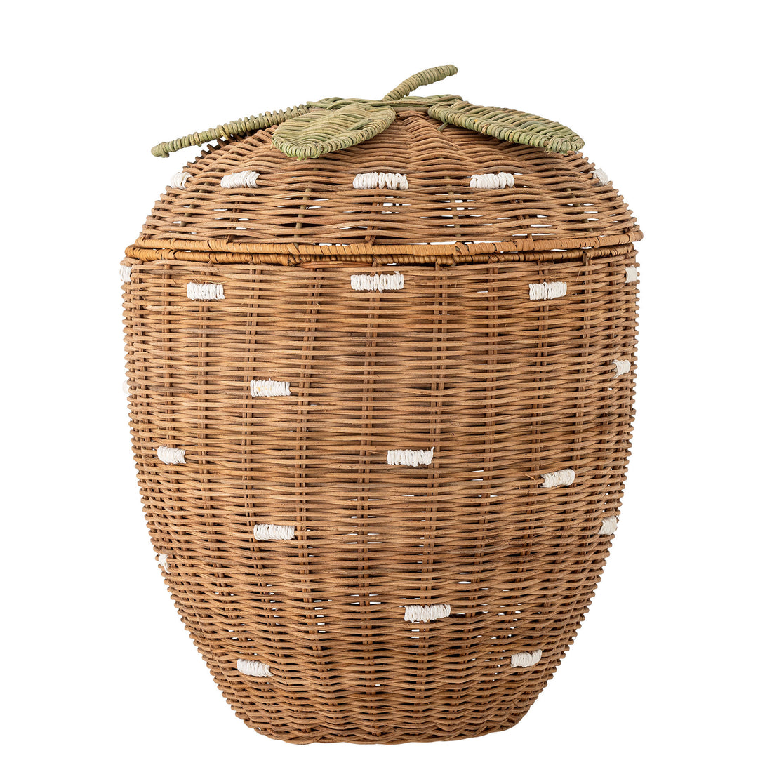 Bloomingville Mini Pelino korg med lock, brun, rotting