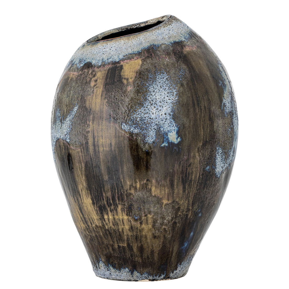 Bloomingville Senja Vase, brun, stengods