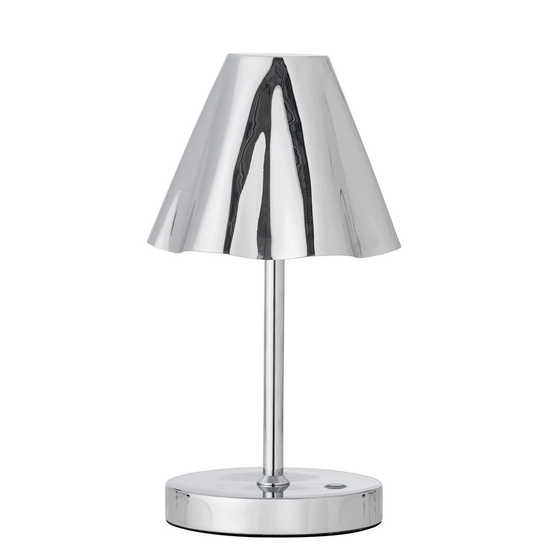 Bloomingville Lianna bärbar lampa, laddningsbar, silver, metall