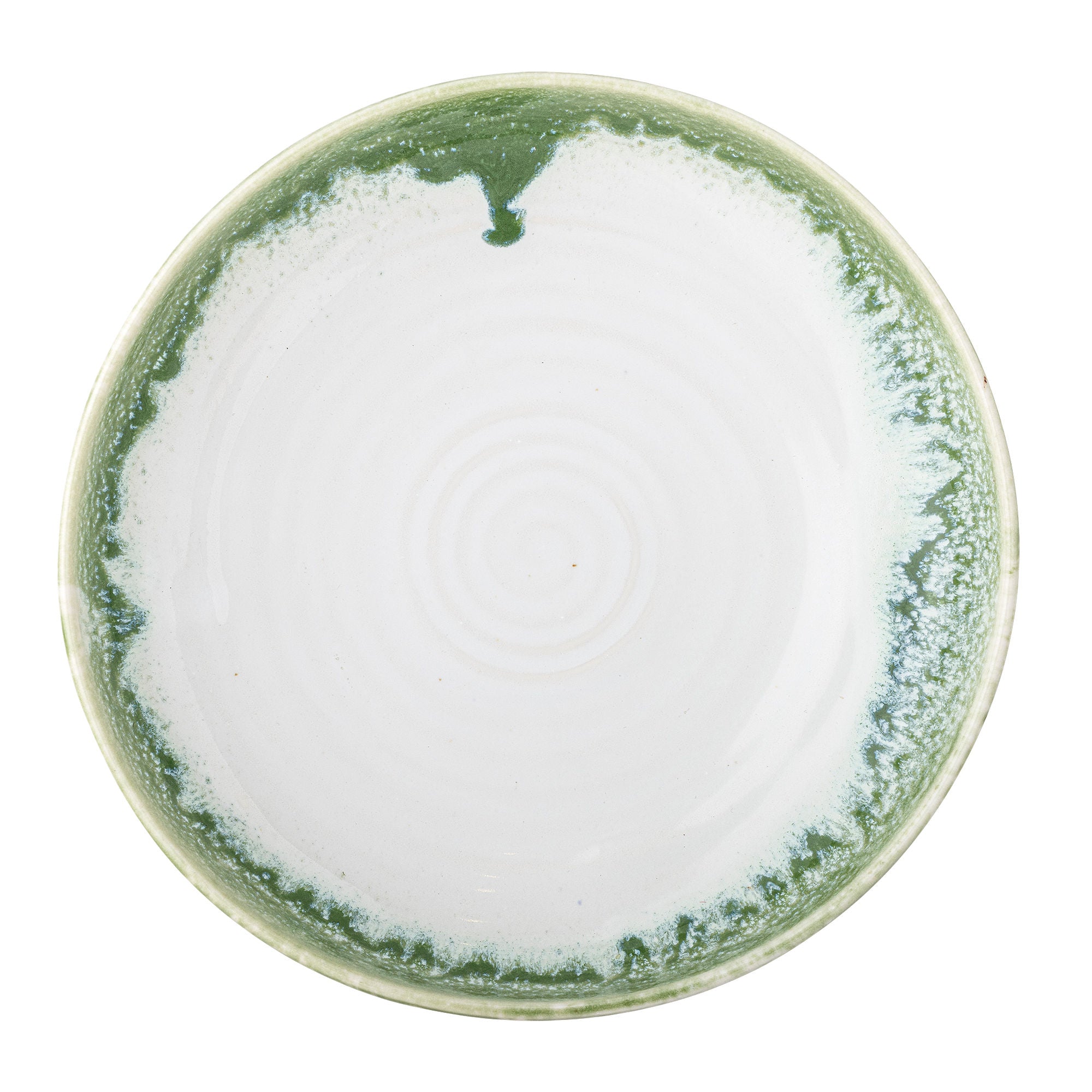 Creative Collection Prim Serving Dish, Green, Steneware