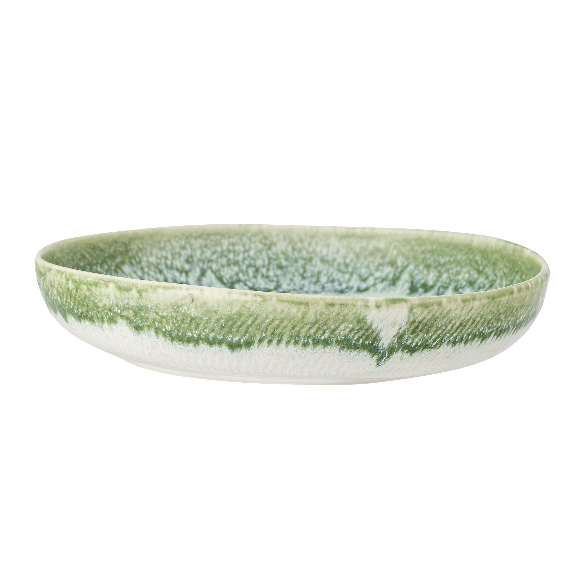 Creative Collection Prim Serving Dish, Green, Steneware