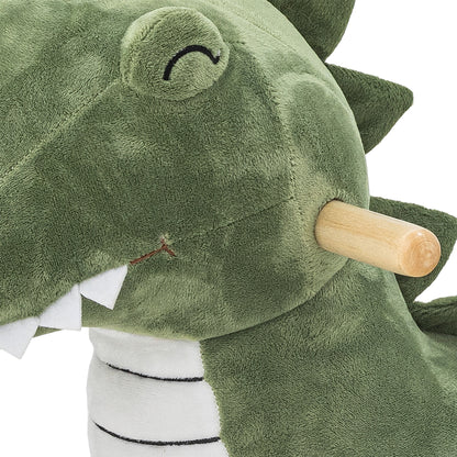 Bloomingville Mini Arnie Rocking Toy, Crocodile, Green, Polyester