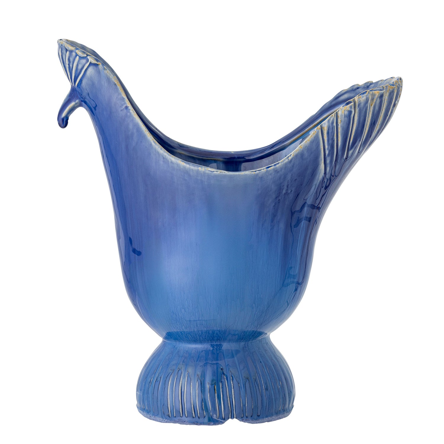 Creative Collection Wylie Vase, Blue, Stoneware