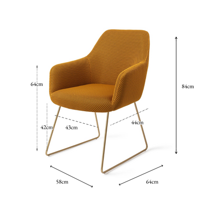 Hiroe Dining Chair Groovy Garam