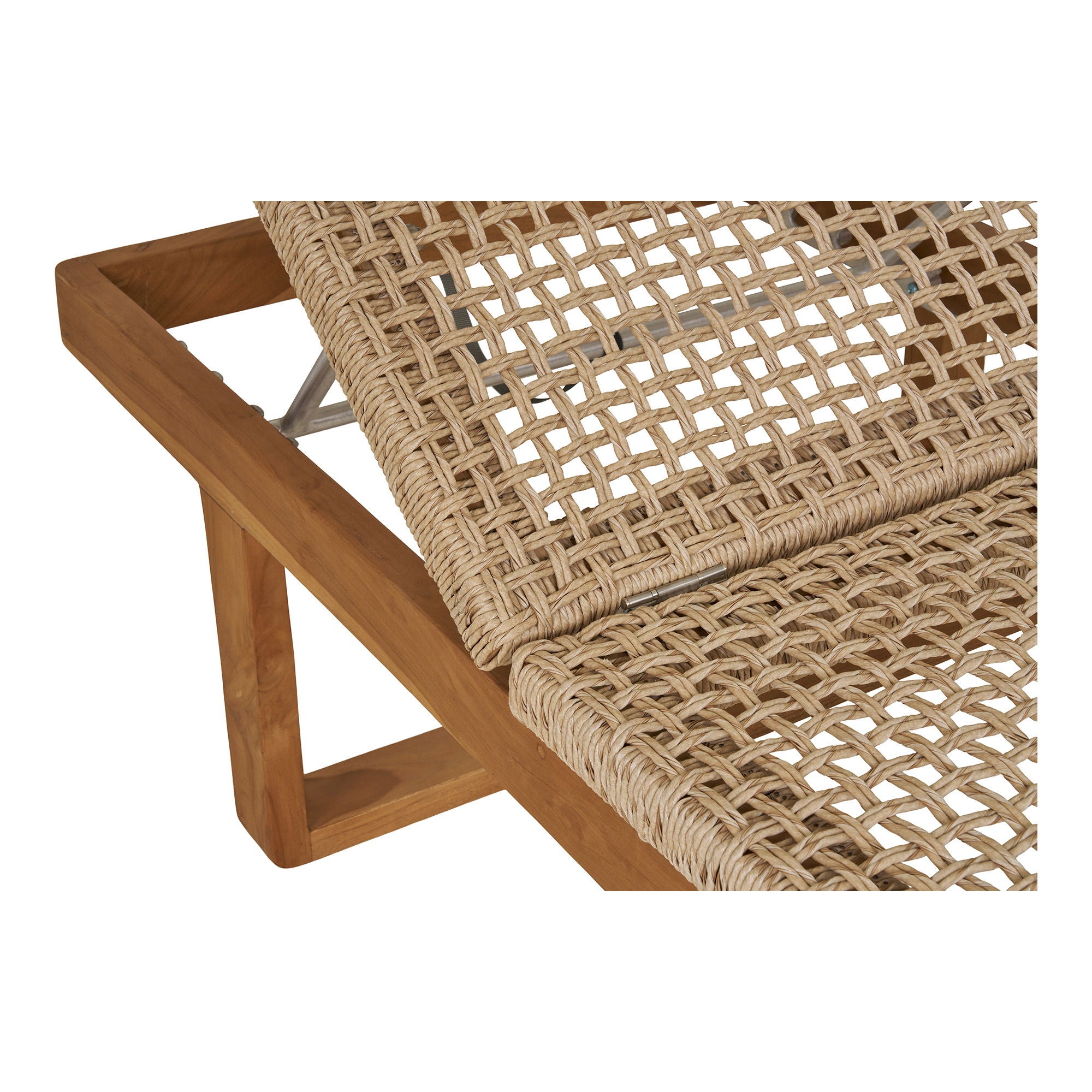 Solstola, teak/polyrattan, naturen