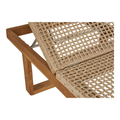 Solstola, teak/polyrattan, naturen