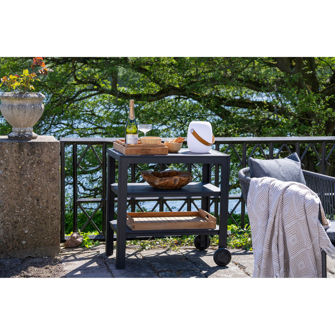 House Nordic Taormina Servering Trolley