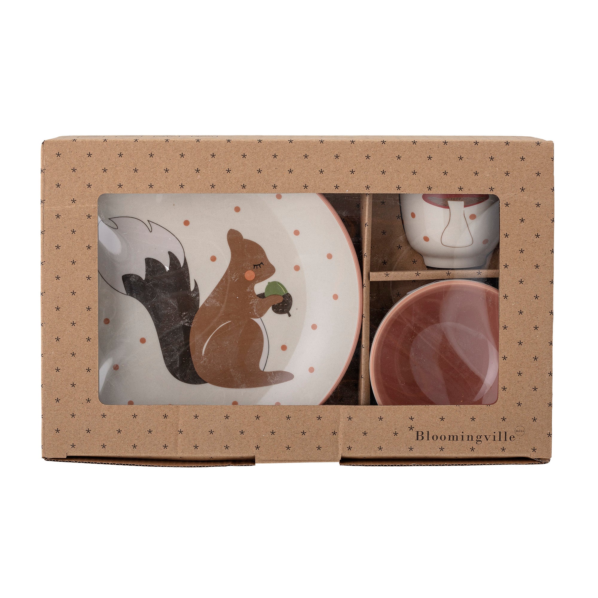 Bloomingville Mini - Porslin Set Pottery - Forest Animals