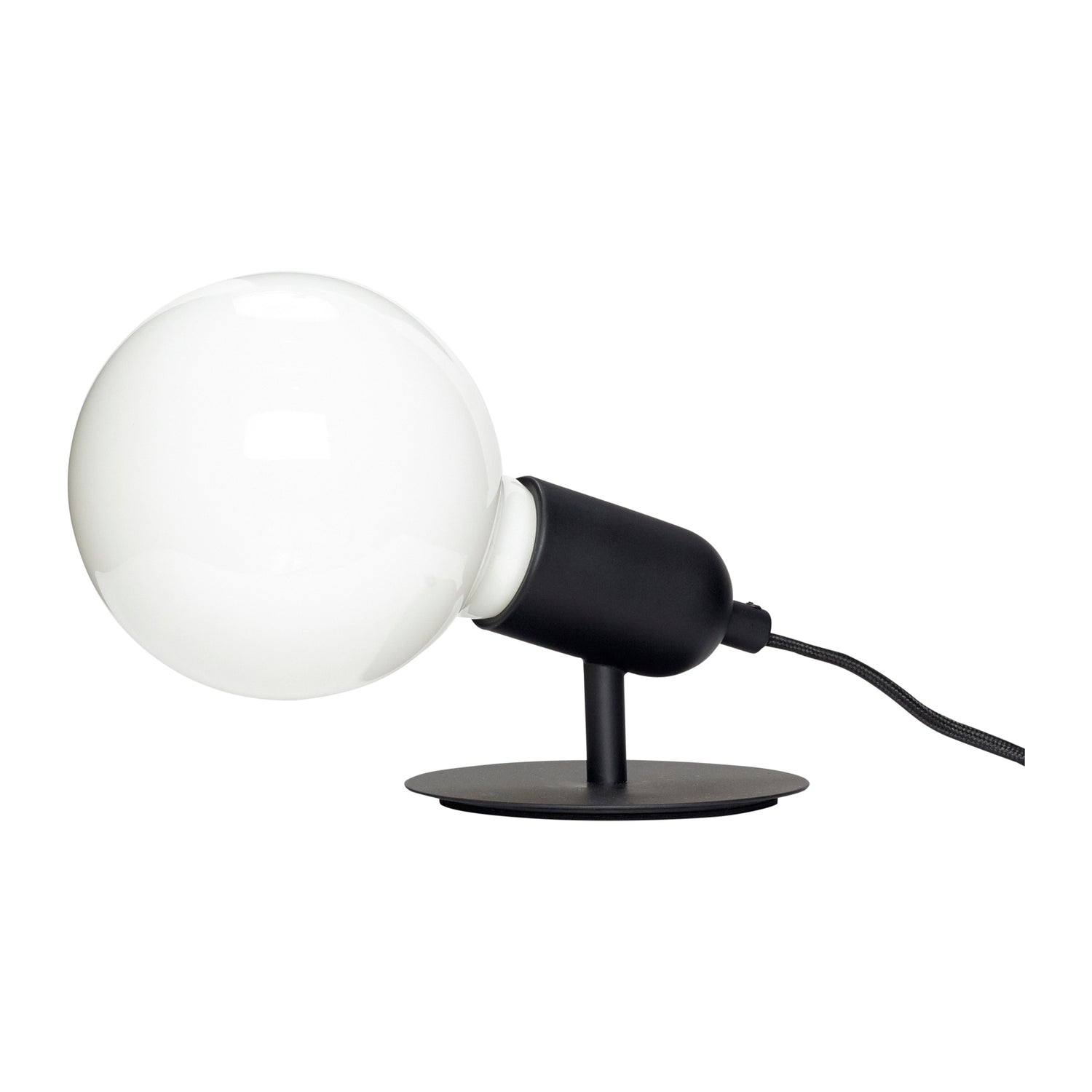 Ljudbordslampa Black - Ø10xH10cm, E27/4W