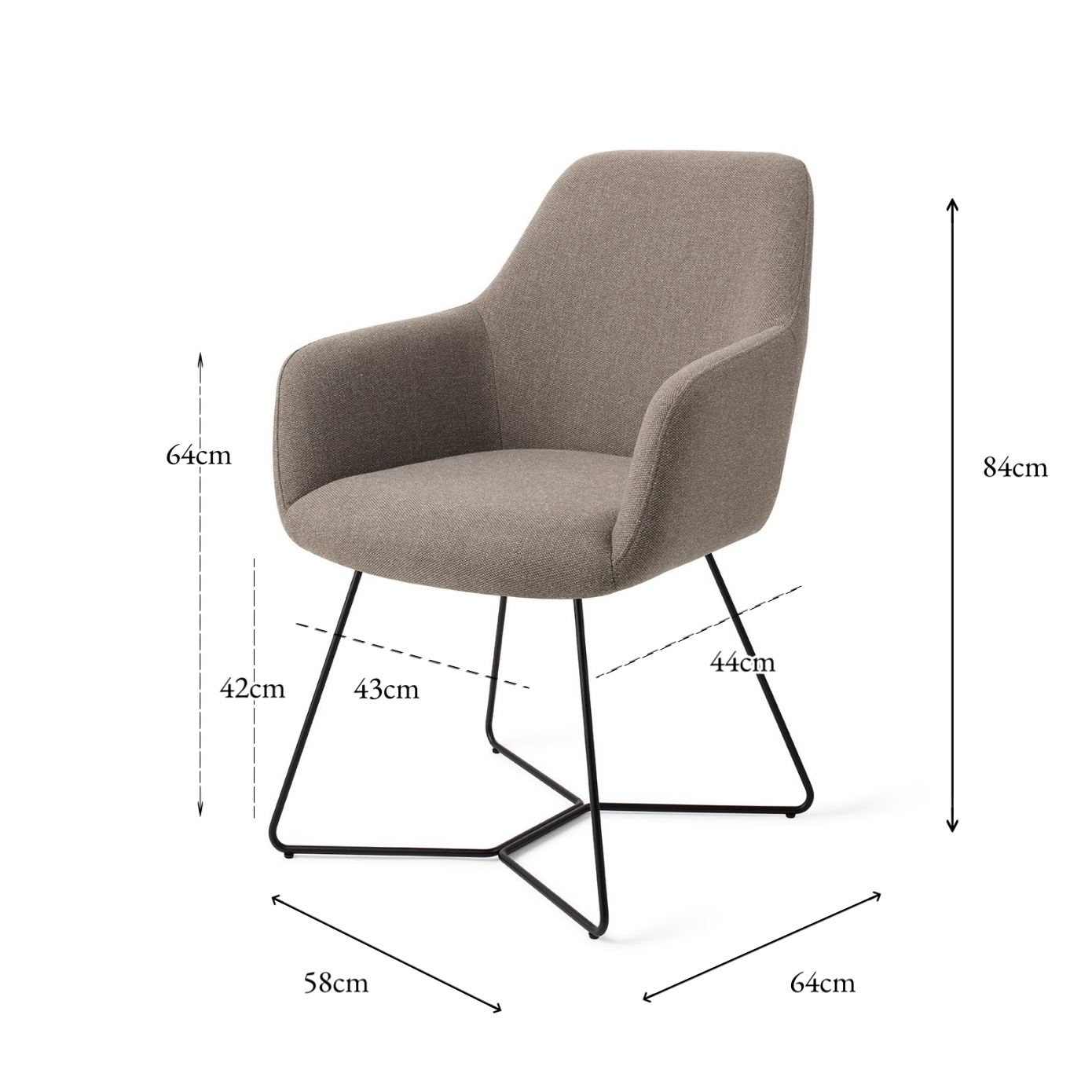 Hiroe matstol dimmig fusion