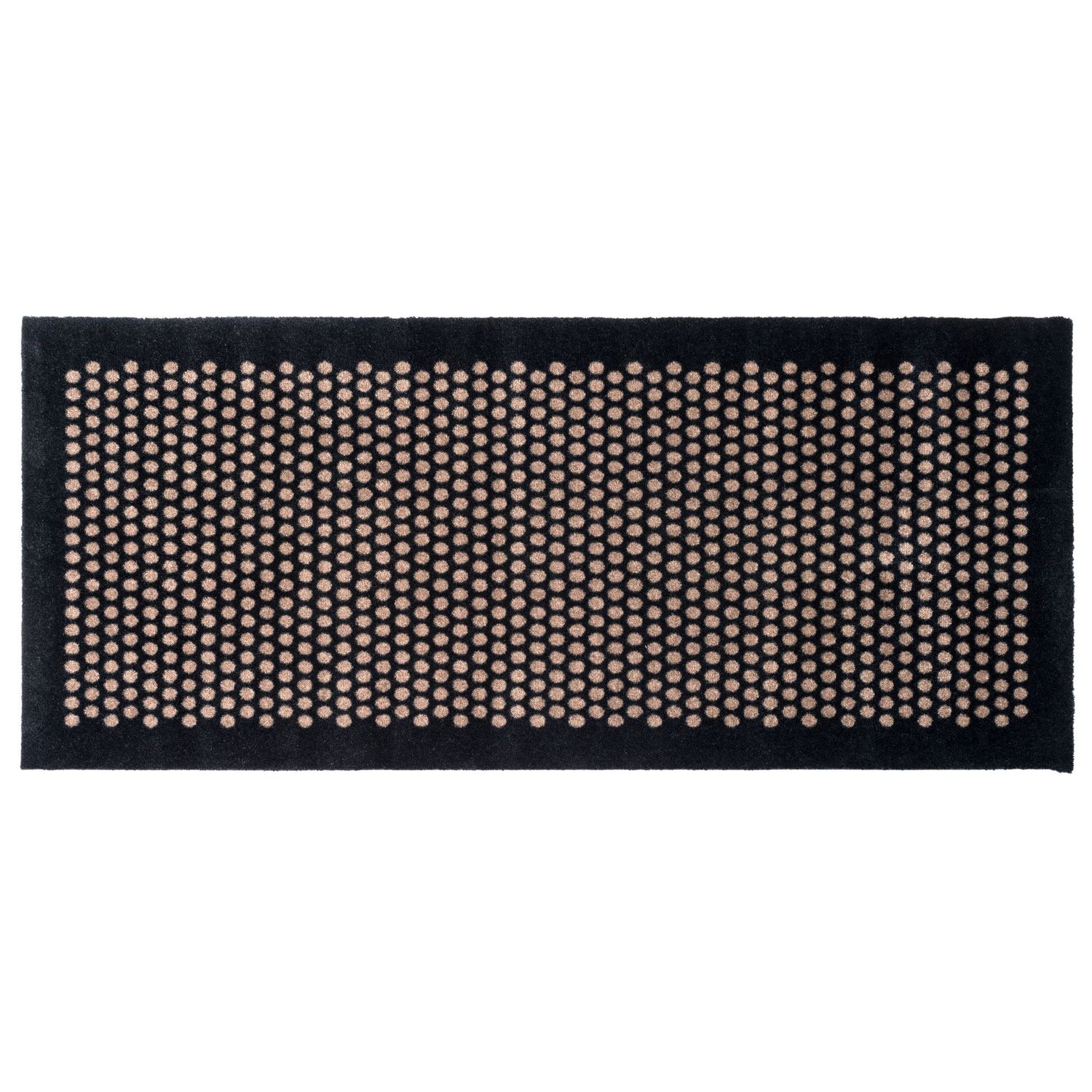 Golvmatta 67 x 150 cm - prickar/svart sand