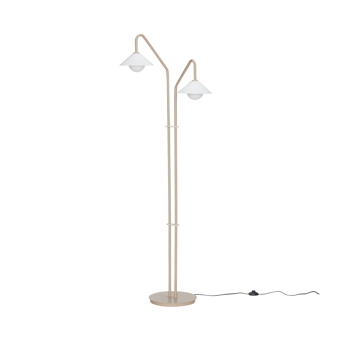 Hübsch como golvlampa beige