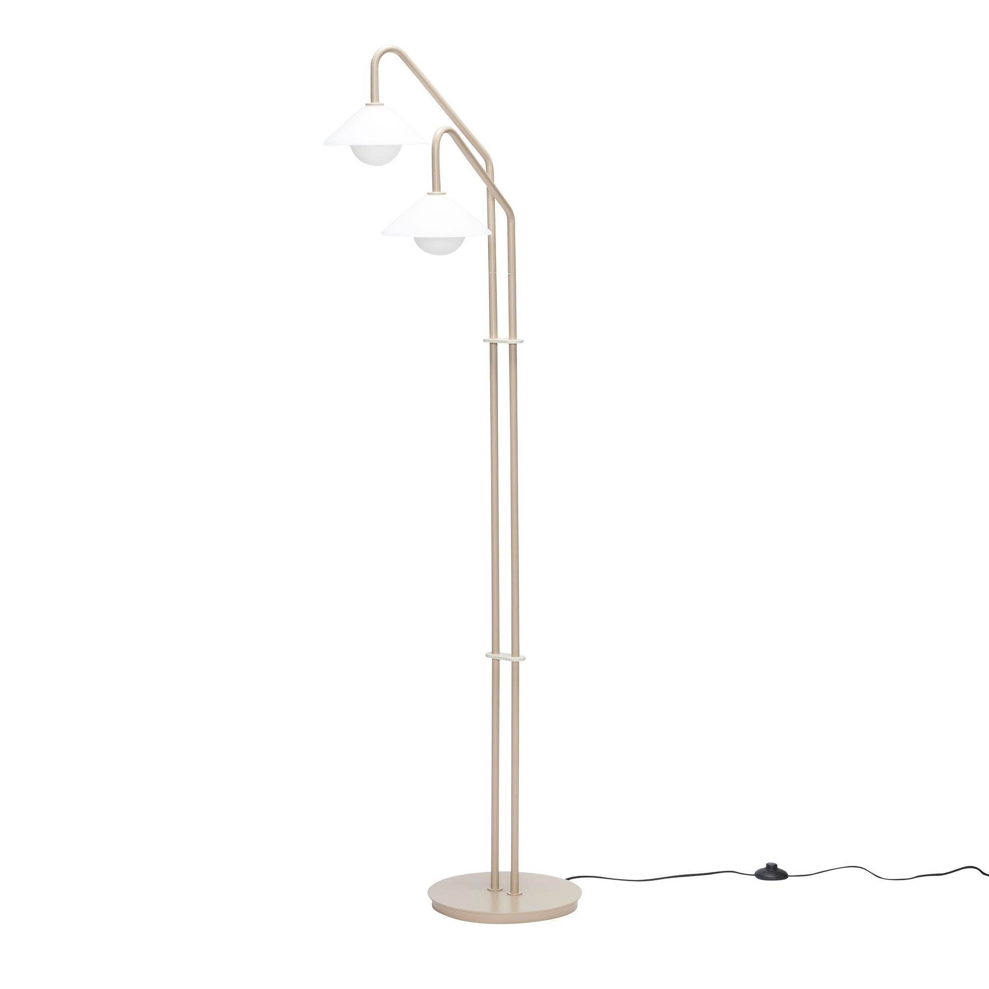 Hübsch como golvlampa beige