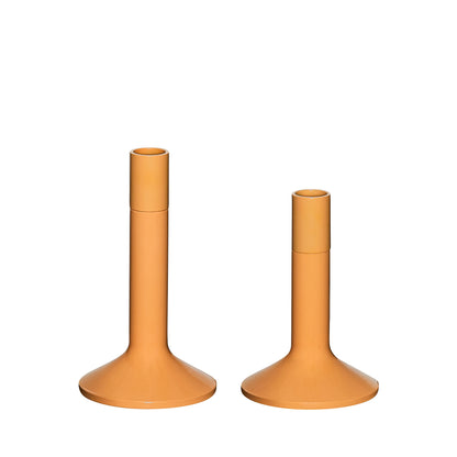 Hübsch Kindred Candlestick Orange (uppsättning av 2)