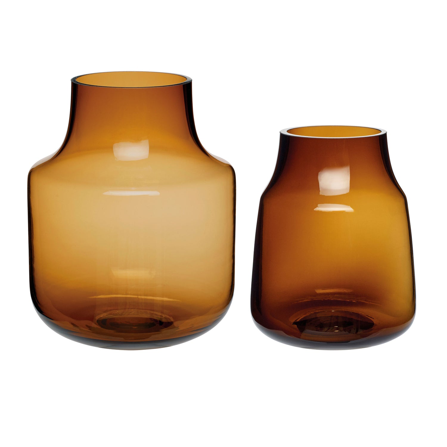 Hübsch Desert Vases Rav Color (uppsättning av 2)