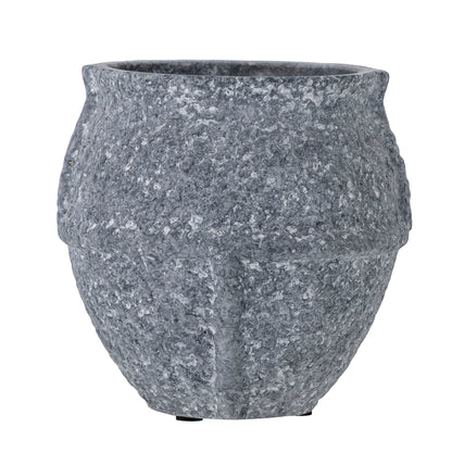 Walle Vase, Gray, Ceramics