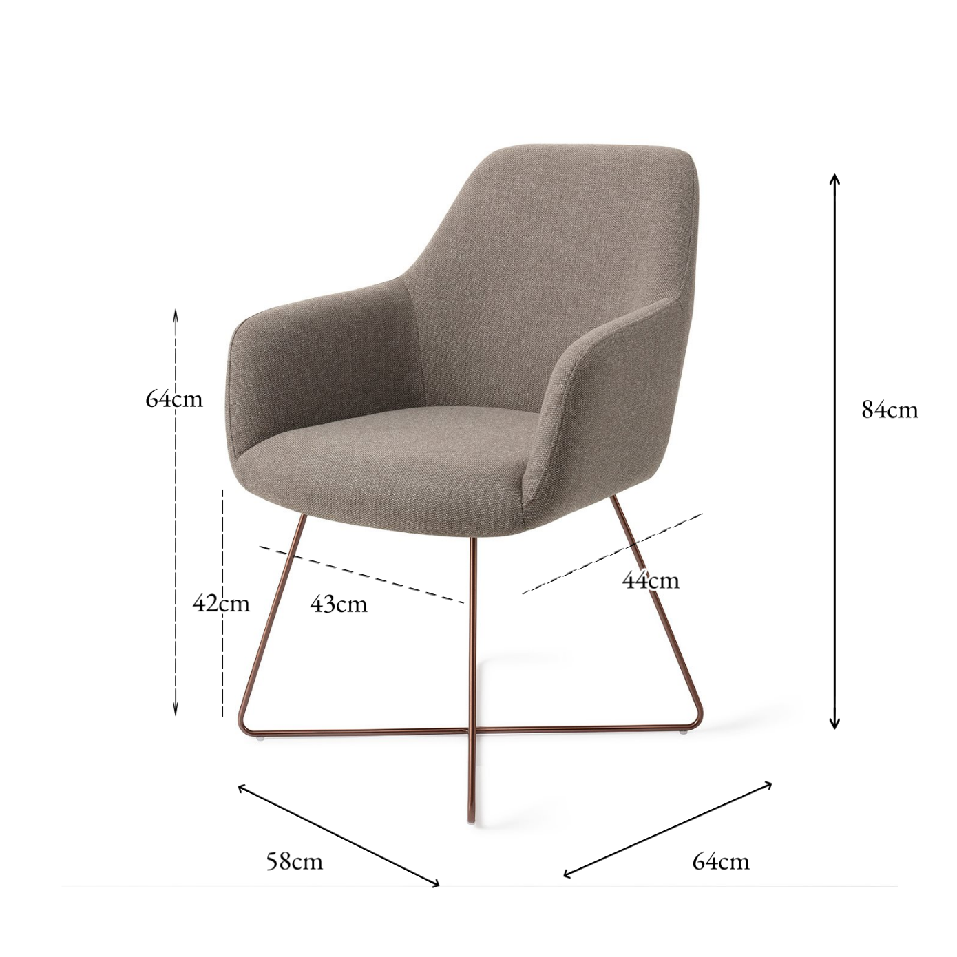 Hiroe matstol dimmig fusion