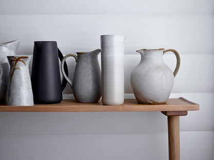 Taupe pitcher, grå, stengods