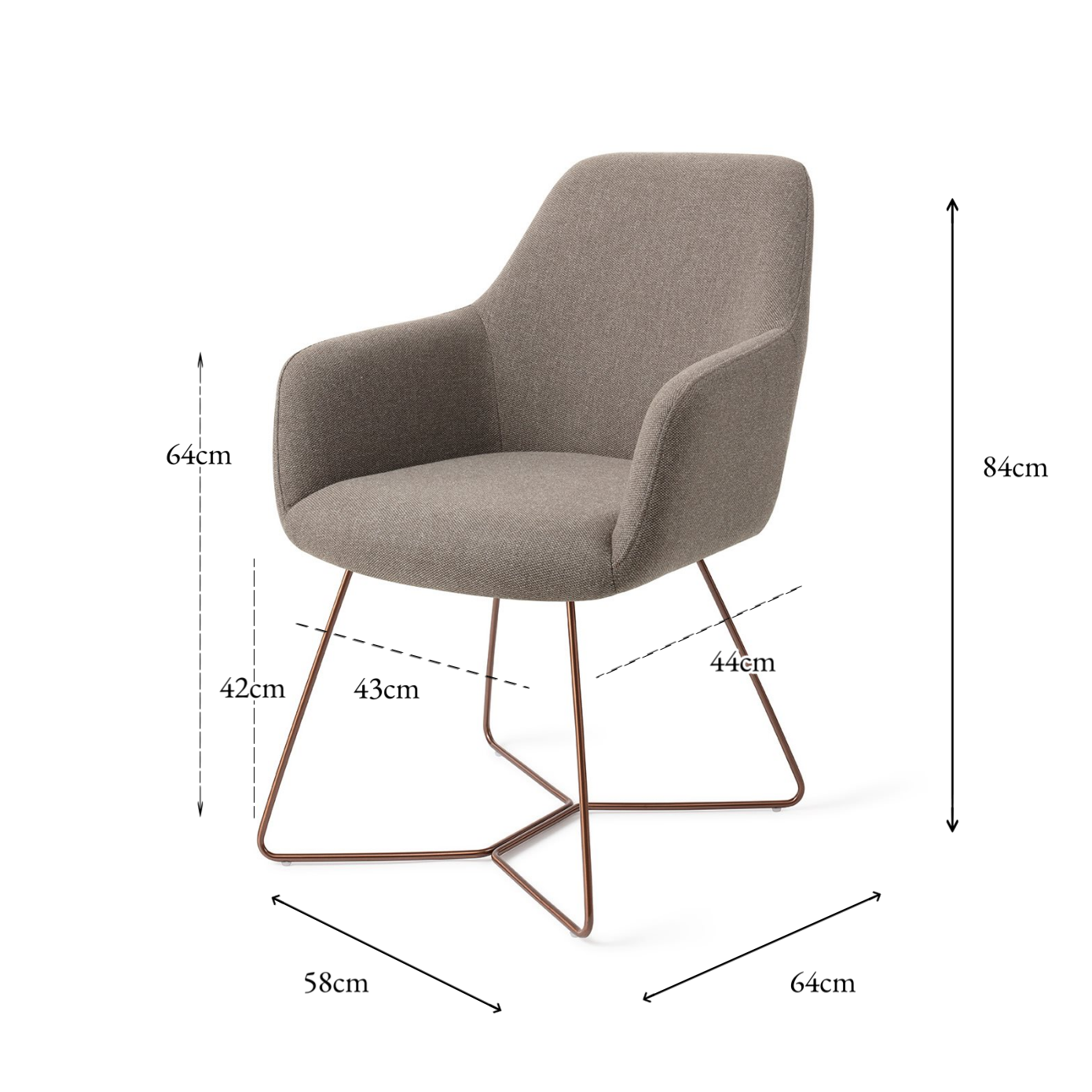 Hiroe matstol dimmig fusion