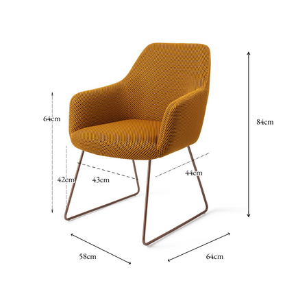 Hiroe Dining Chair Groovy Garam