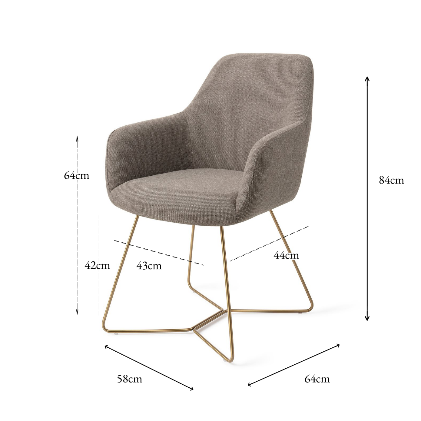 Hiroe matstol dimmig fusion